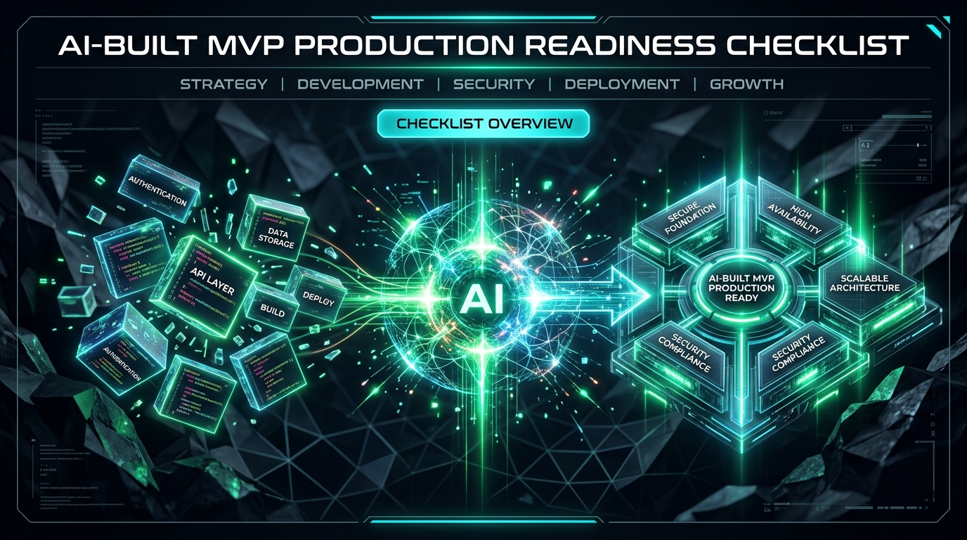 AI-Built MVP Production Readiness Checklist